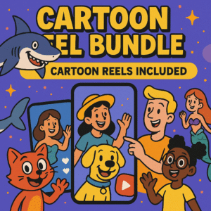 Most Viral Cartoon Reel Bundle 1000+