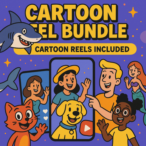 Most Viral Cartoon Reel Bundle 1000+